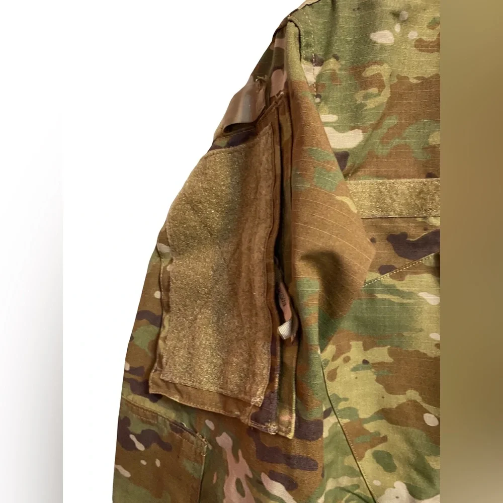 Army Combat Uniform Camouflage‎ Coat Jacket Mens Medium